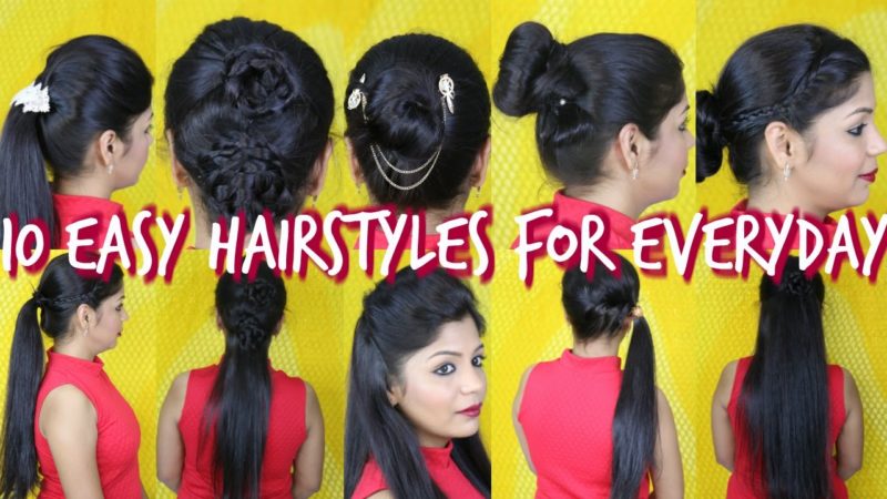 10 Easy Hairstyles For Everyday Wear - ArtsyCraftsyDad