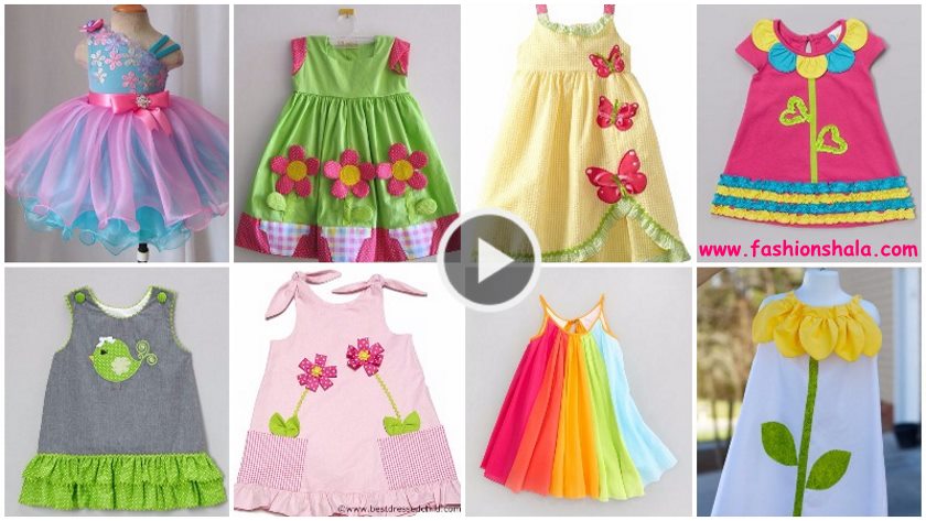 different types of baby frocks