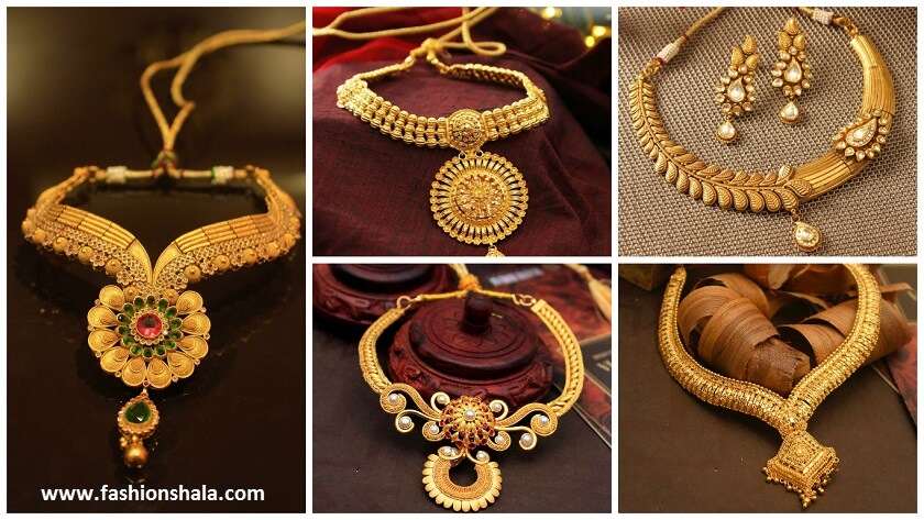 Traditional South Indian Necklace Designs In Gold Artsycraftsydad,Modern Glass Interior Design Stairs