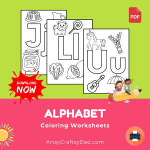 Alphabet Coloring Worksheet for Early Learners