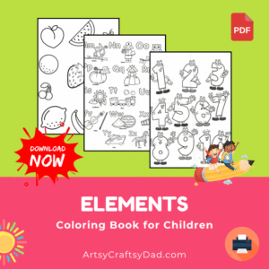 Elements Coloring Book For Children