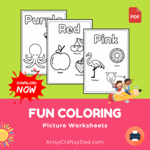 Fun Coloring the Picture Worksheet for Kids