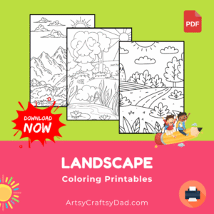 Landscape Coloring Printables For Kids