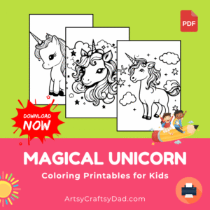 Magical Unicorn Coloring Printables For Kids