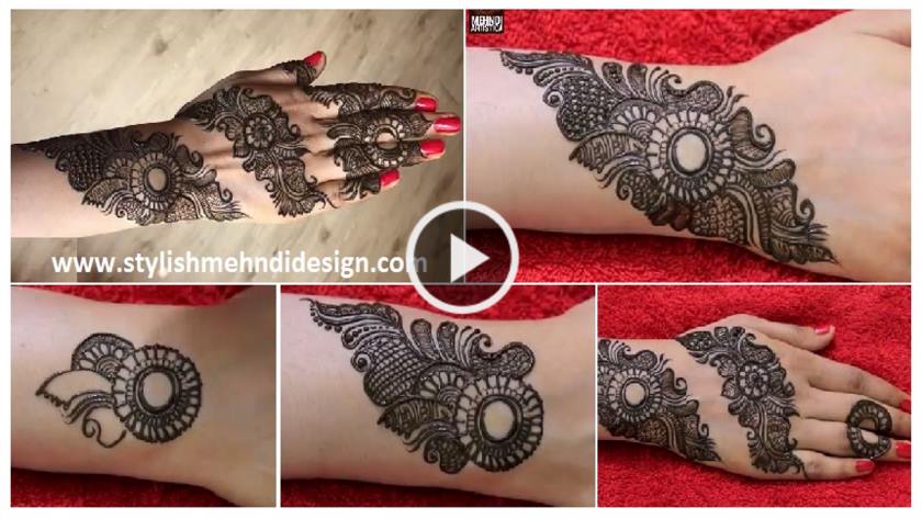 Simple back hand mehndi design...video will be available soon on my youtube  channel..in sha allah👍🏻. . . . . . . #henna #hennatattoo… | Instagram