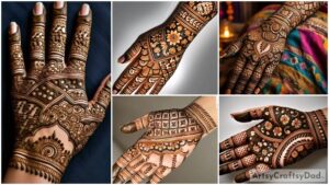 Traditional Rajasthani Mehndi Design For Front Hand