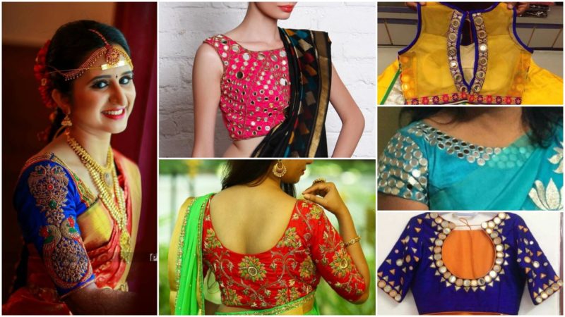 Latest trendy blouse models that you can wear with any sarees ...