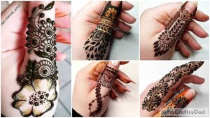 Charming Mehndi Flower Design Ideas for Fingers