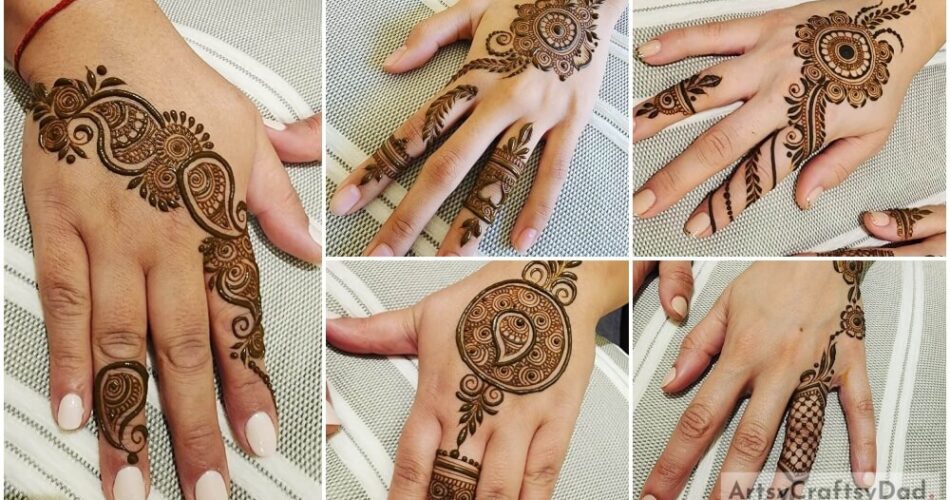 Simple Mehndi Design Ideas for Girls