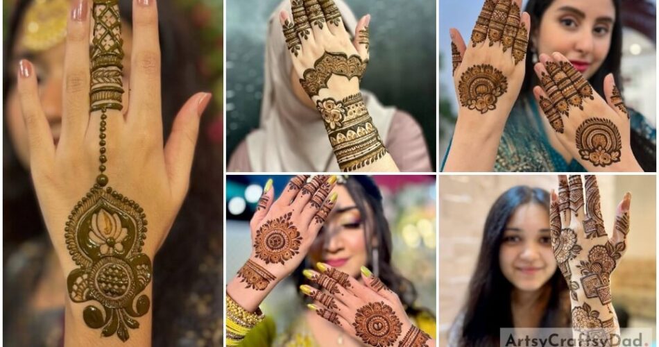 Most Attractive Modern Rose Henna Mehndi Design