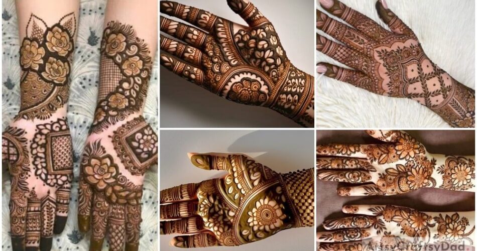 New Floral Mehndi Designs On Hand - Tutorial