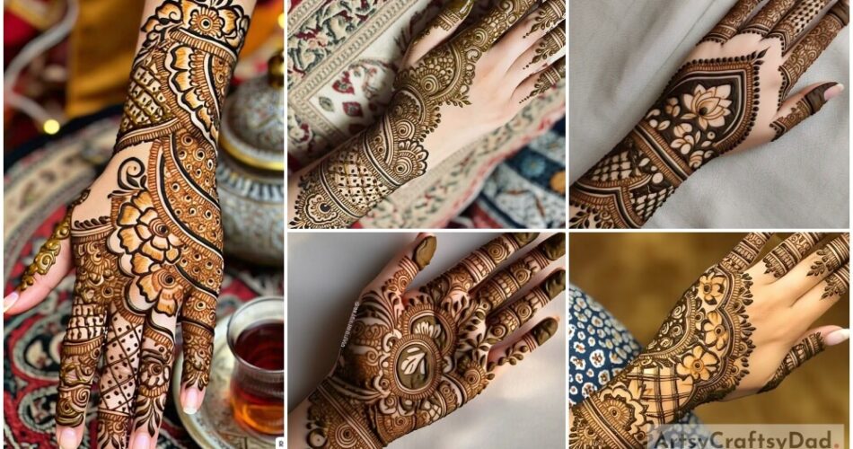 Simple Arabic Mehndi Design For Hands