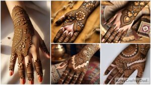 Unique Arabic Henna Mehndi Design for Hand