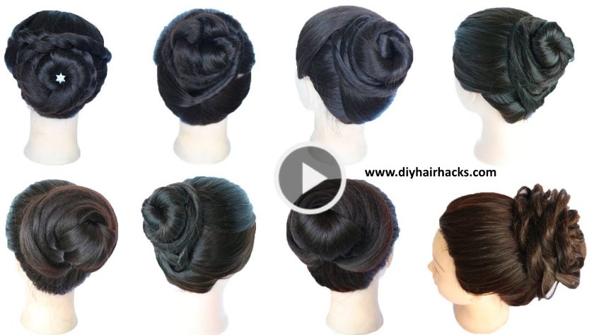 bun hairstyle with saree Archives - ArtsyCraftsyDad