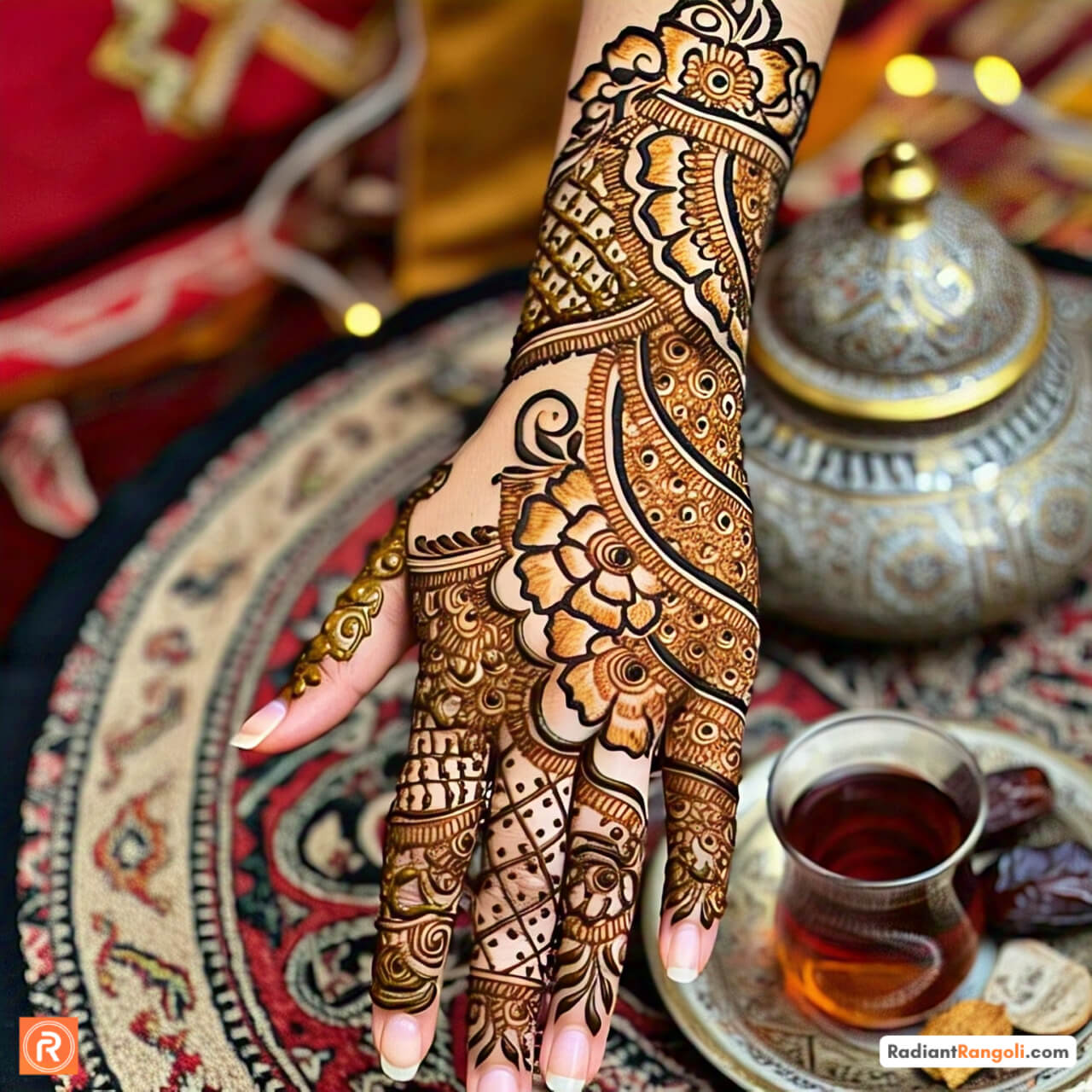 Graceful Henna Art: Traditional Beauty in Every Detail