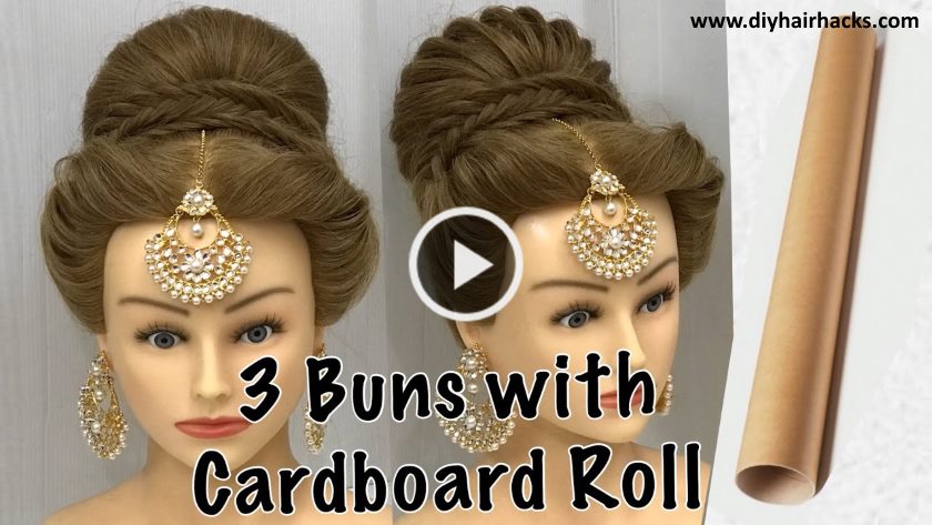 bun hairstyle with saree Archives - ArtsyCraftsyDad