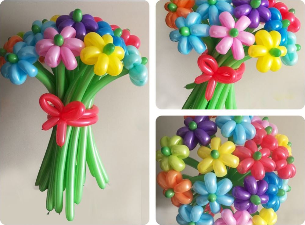 Learn To Make Balloon Flower In Easy