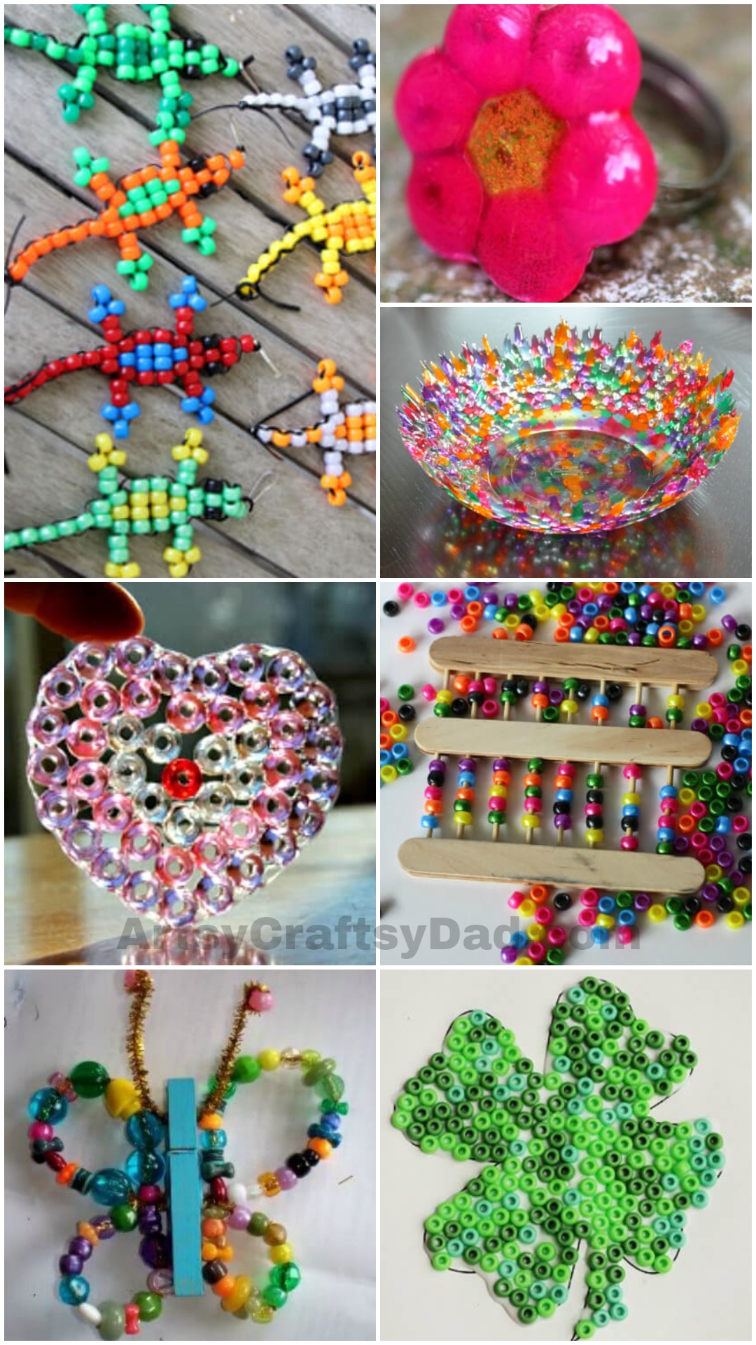 21 Awesome Pony Bead Craft projects for Kids