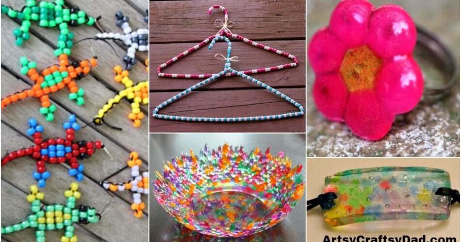 21 Awesome Pony Bead Craft projects for Kids