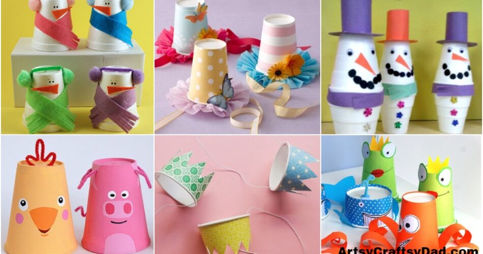 30 Disposable Cup Crafts for Kids
