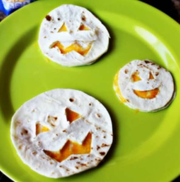 Mini Pumpkin Quesadillas Savory Snack Idea For Kids Party - Creating Your Own Fall Eats For Bigger Children