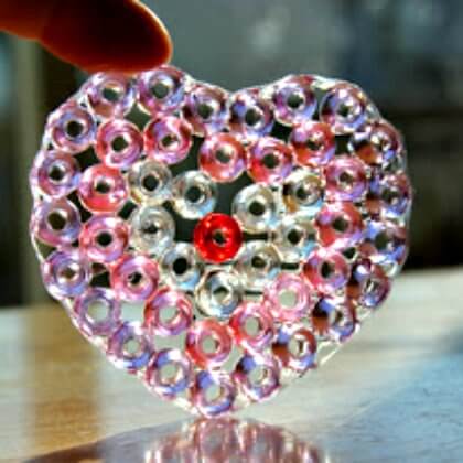 Heart Shaped Pony Bead Suncatcher Craft Project For Kids - Magnificent Horse Bead Projects for Children 