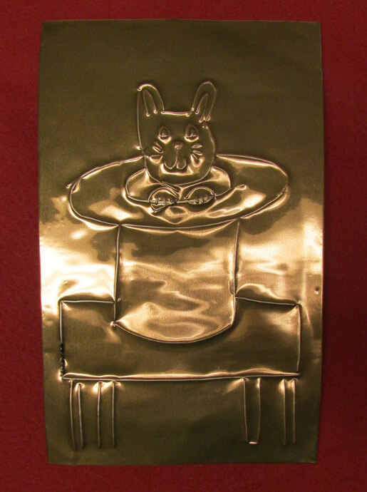 Unique Bunny Tin Foil Art Activity For Kids - Crafting With Tin Foil for Pre-K Children 