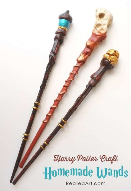 Adorable Harry Potter Polymer Clay Magic Wands Craft To Make - Crafting with Harry Potter Polymer Clay for Children
