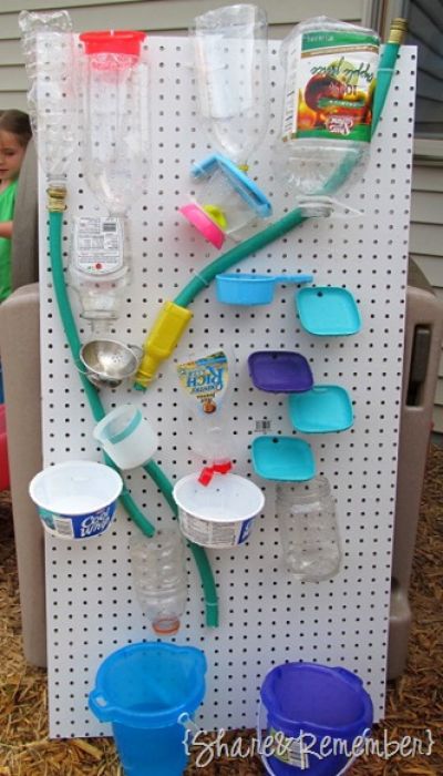 Amazing Water Fountain Craft Activity Using Recycled Materials - Home-Made Water Fun for Little Ones 