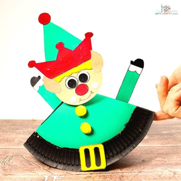 Awesome Dancing Paper Plate Elf Craft Idea For Christmas Decoration - Making Use of Paper Plates to Create Elves