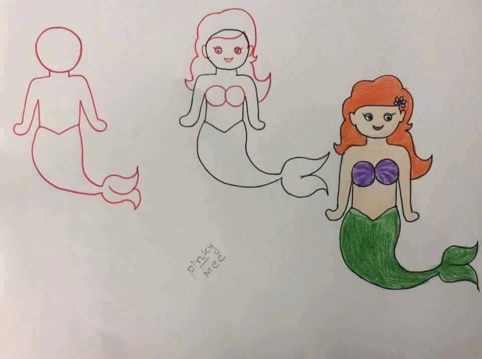 Awesome Mermaid Drawing Ideas For Kids - Fascinating Sketches for Juniors