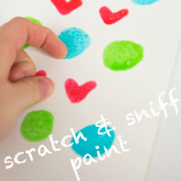 Awesome Scratch & Sniff Paint Activity For Preschoolers At Home - Artistic Color Mixing Suggestions for Children 