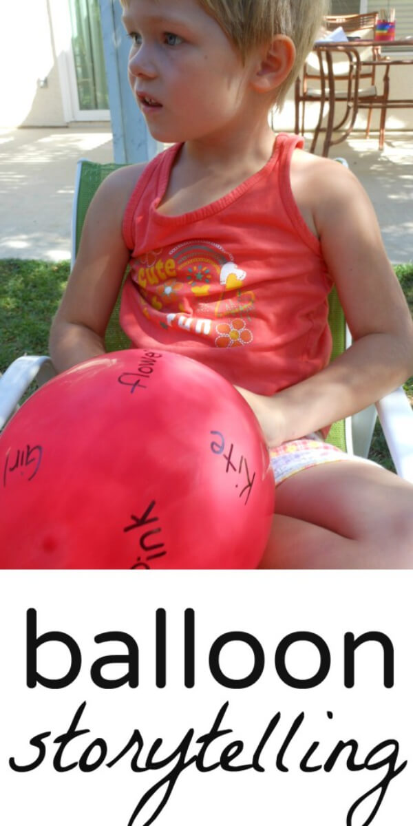 Balloon Storytelling Indoor Game Activity For Preschoolers - Balloons for entertainment indoors for preschoolers