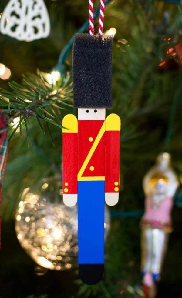 Beautiful Ocapta Ornament Craft For Christmas Tree - Basic Popsicle Stick Projects for the Christmas Season - Fun Activities for Kids 