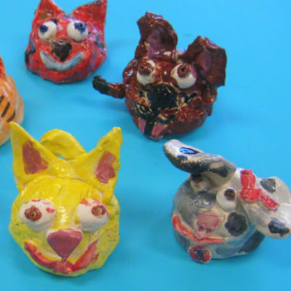 Beautiful Pinch Pot Pets Clay Art Idea For Home Decor - Creative activities with pinch pots