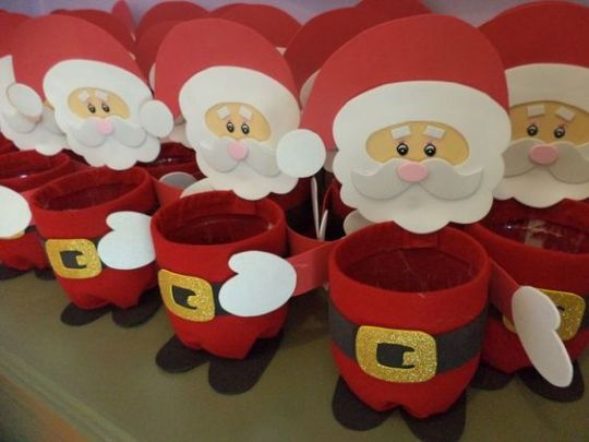Beautiful Santa Baskets Gift Idea For Christmas Parties - Have a holly, jolly Christmas with festive ideas for children related to Santa Claus. 