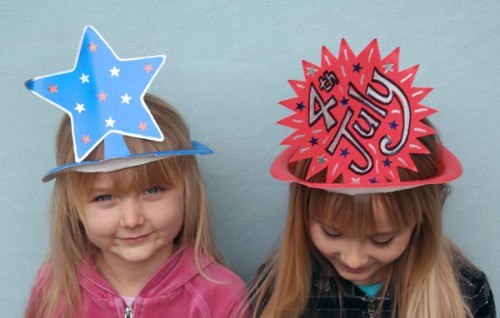 Birthday Party Hats Craft Idea With Paper Plate - Learn how to make hats out of paper plates for a party.