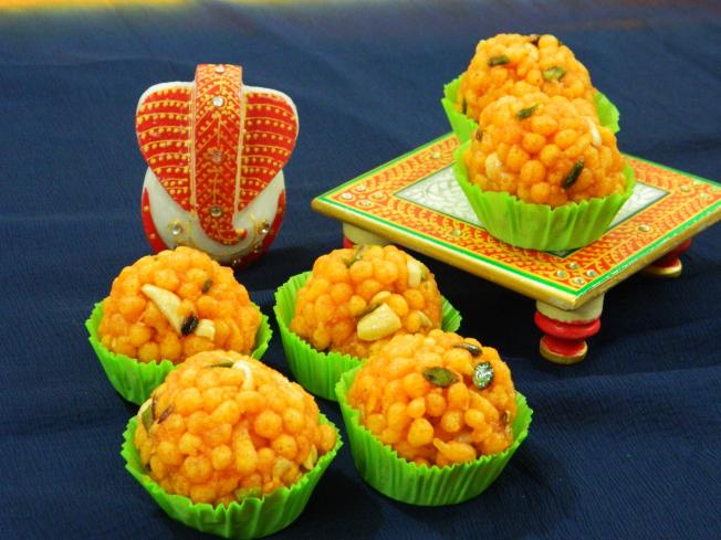 Boondi Laddoo Recipe For Ganesh Chaturthi - Crafting and Doing Things with Kids for Ganesh Chaturthi