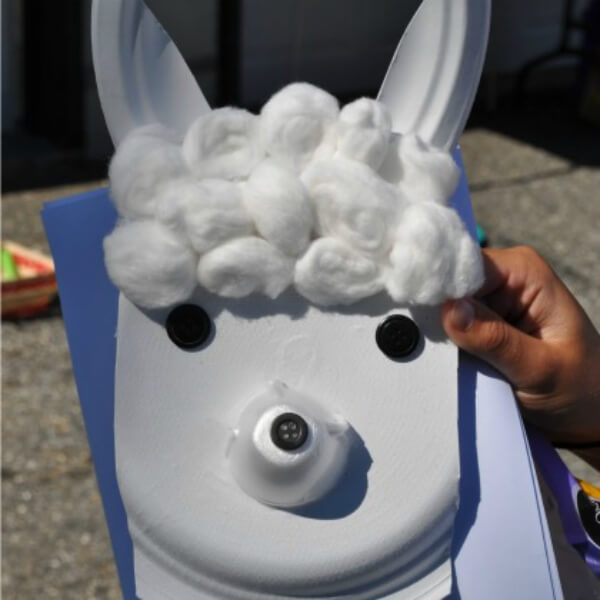 Creative Alpaca Craft Activity Using Paper Plates, Cotton Balls & Buttons - Exploring Cotton Ball Crafts