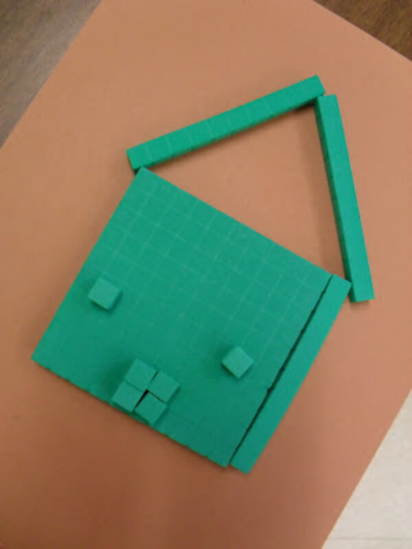 Creative Pig House Blocks Math Learning Activity For Kids - Fun and Learning with Place Value Math