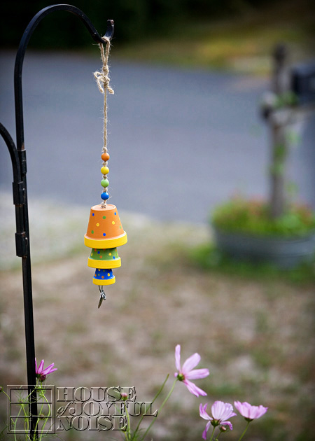 Cute & Little Terracotta Flower Pot Wind Chime Craft At Home - Crafting Wind Chimes with Kids at Home