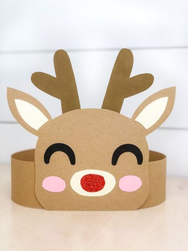 Cute Baby Reindeer Headband Craft With Printable Template - Enjoyable Reindeer Projects for Little Ones - Ideal for Pre-Primary