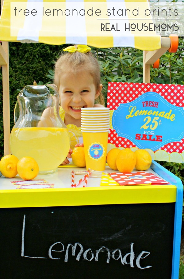 Cute Little Lemonade Stall Outdoor Activity For Kids - Ways to keep the kids entertained outdoors.