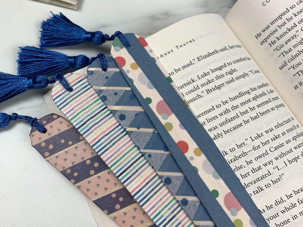 DIY Bookmark Crafts With Washi Tape, Tassels & Popsicle Sticks - Making Things with Washi Paper Tape