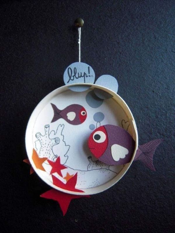  DIY Underwater Fish Craft Activity For Wall Hanging - Simple Crafting Ideas for Kids to Do in the Comfort of Their Own Home