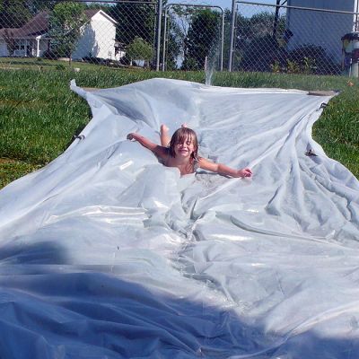 DIY Water Slide Playing Activity For Children & Adults - Crafting your own effortless water activities for kids