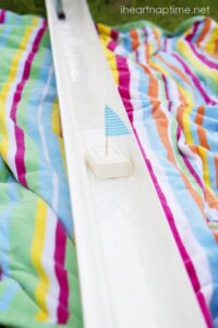 Easy Boat Water Slide Playing Activity For Kids