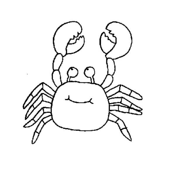 Easy Crab Sea Animal - Get your kids coloring with Sea Animal Coloring Pages, available for free. 
