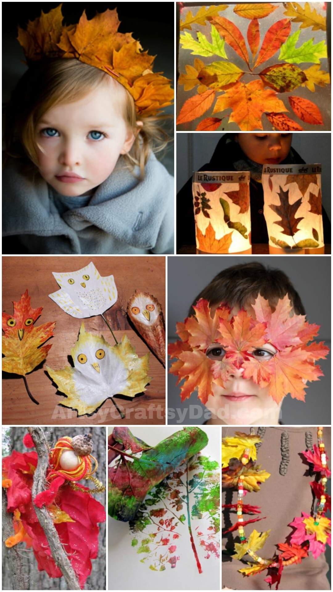 Easy Leaf Crafts For 5-7 Year Old Kids