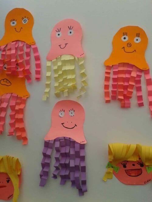 Easy Octopus Paper Craft Activity For Kindergartners - Do-It-Yourself Octopus Art & Fun for Children 